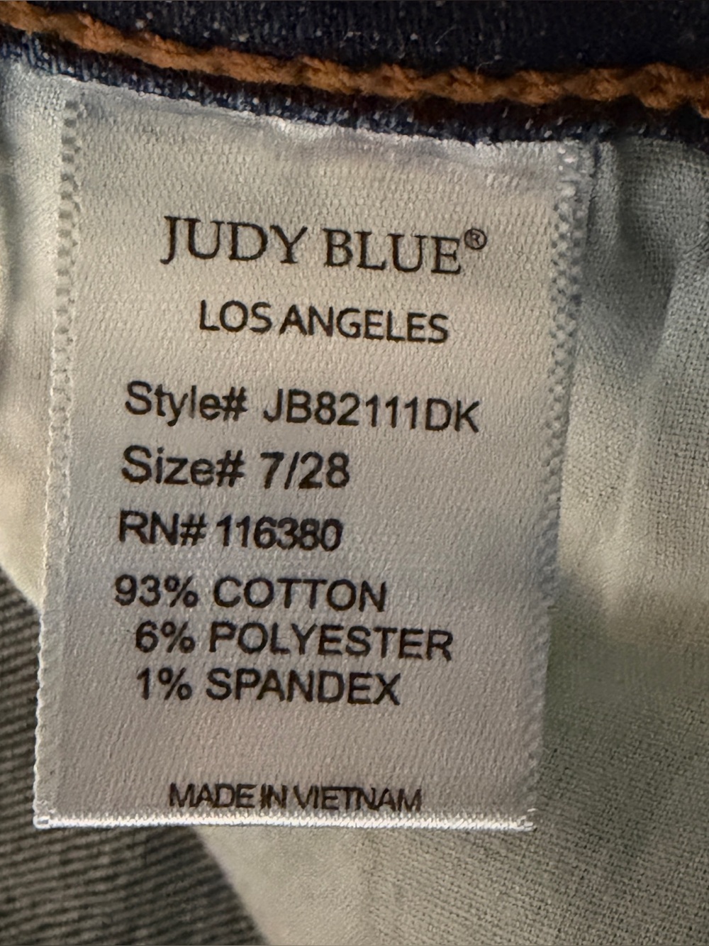 Judy Blue Boyfriend Fit Destructed Raw Hem Jeans 7/28 - Picture 9 of 12